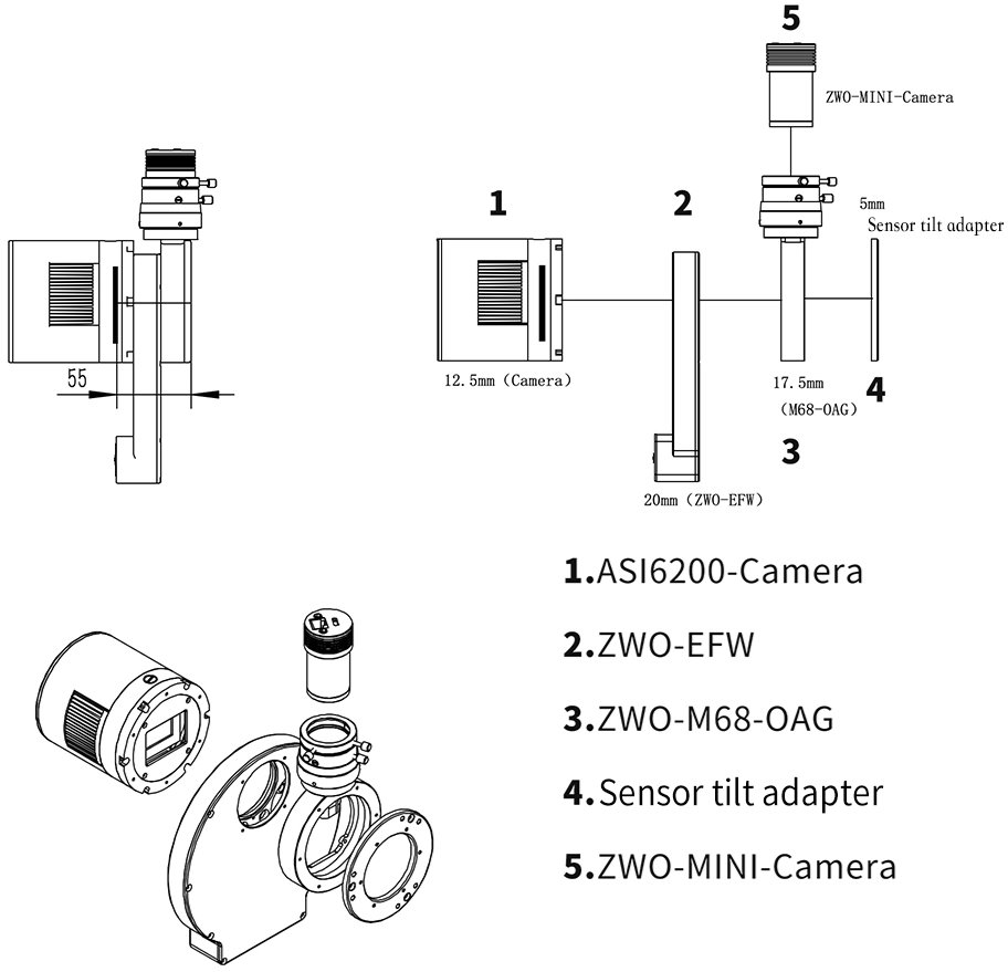 6200 The best solution of 55mm back focus length 2