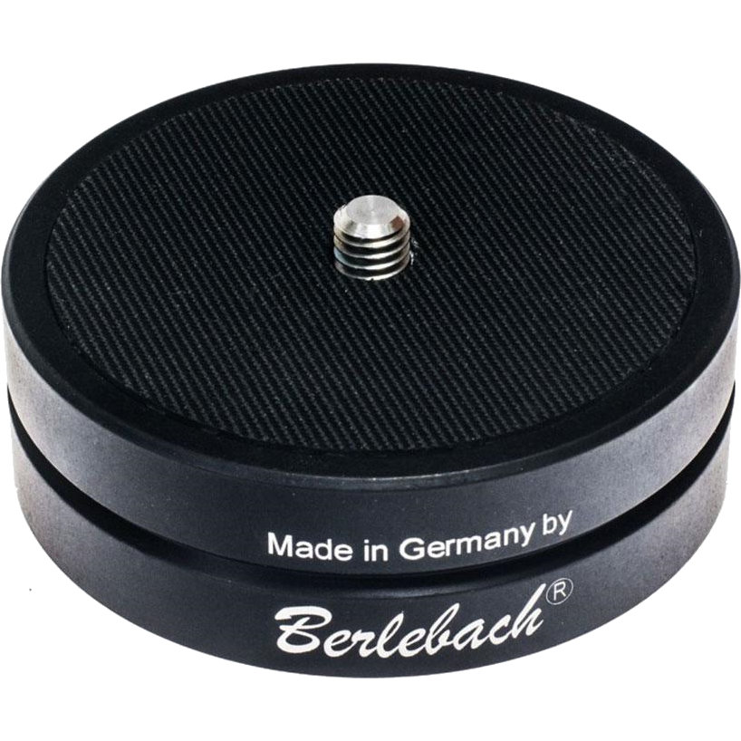 Platine adaptatrice 3/8'' pour trépieds de montures EQ6, EQ6-R, AZ-EQ6 - Berlebach