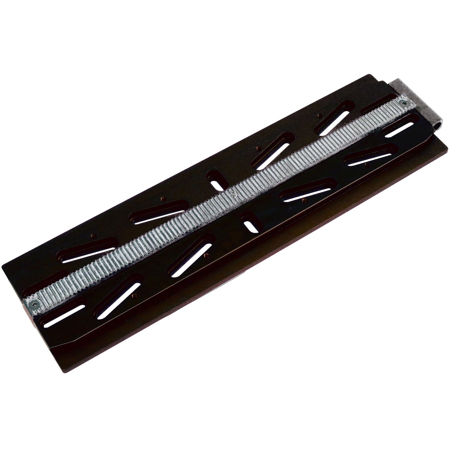 Queue d'aronde mâle Losamandy long. 340mm noire avec crémaillère - Geoptik