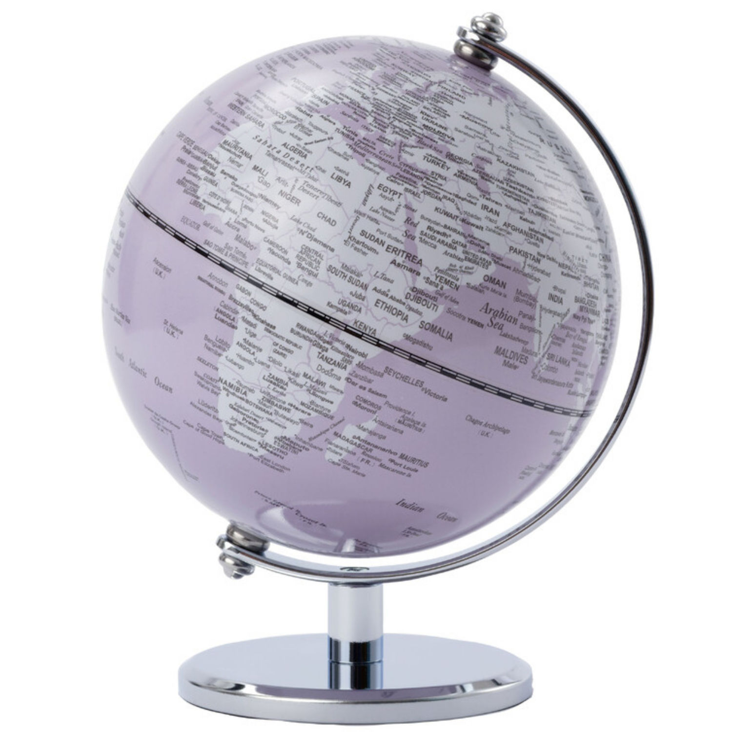 Globe terrestre Gagarin Ø130mm Rose Pastel - Troika