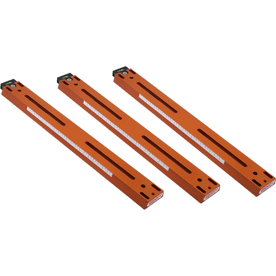 Lot de 3 Queues d'arondes mâles Vixen long. 340mm oranges - Geoptik