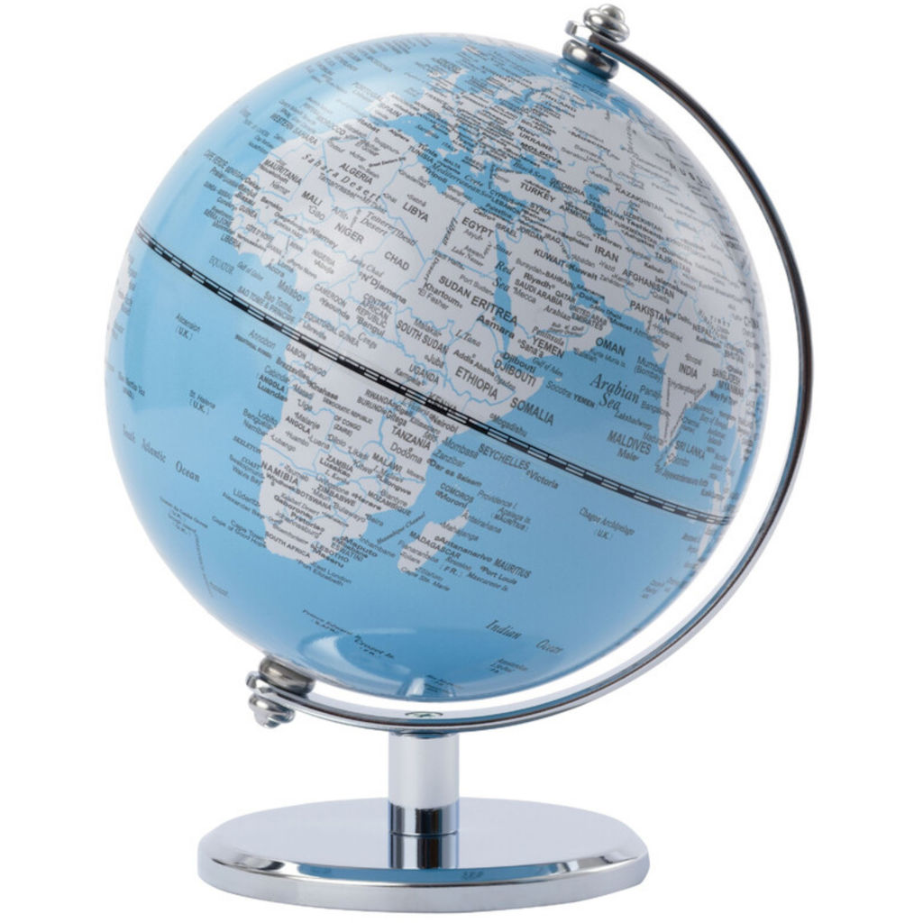 Globe terrestre Gagarin Ø130mm Bleu Pastel - Troika