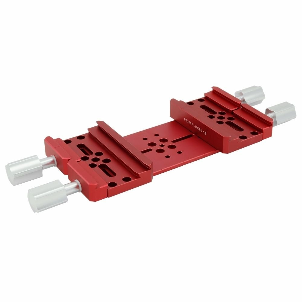 Platine double type Losmandy pour 2 instruments en parallèle 240mm large - PrimaLuceLab