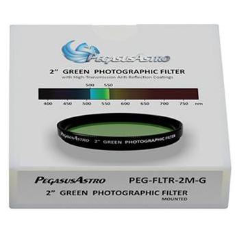Filtre photo Vert - coulant 50,80mm (M48) - PegasusAstro
