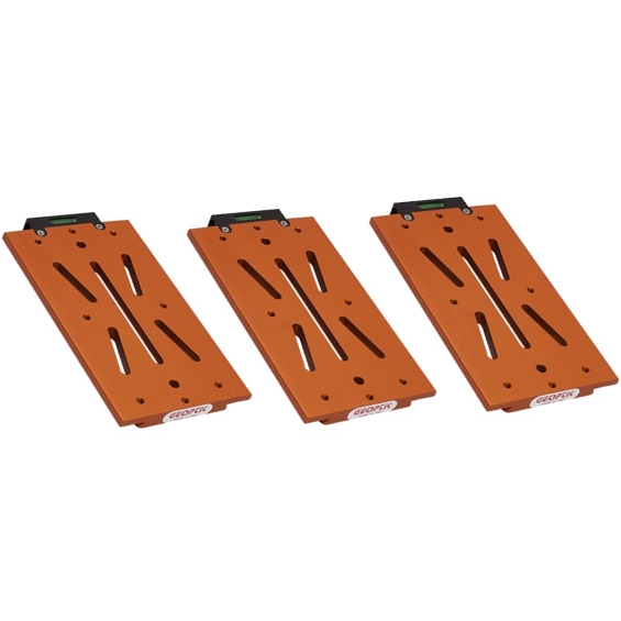 Lot de 3 Queues d'arondes mâles Losamandy long. 170mm oranges - Geoptik