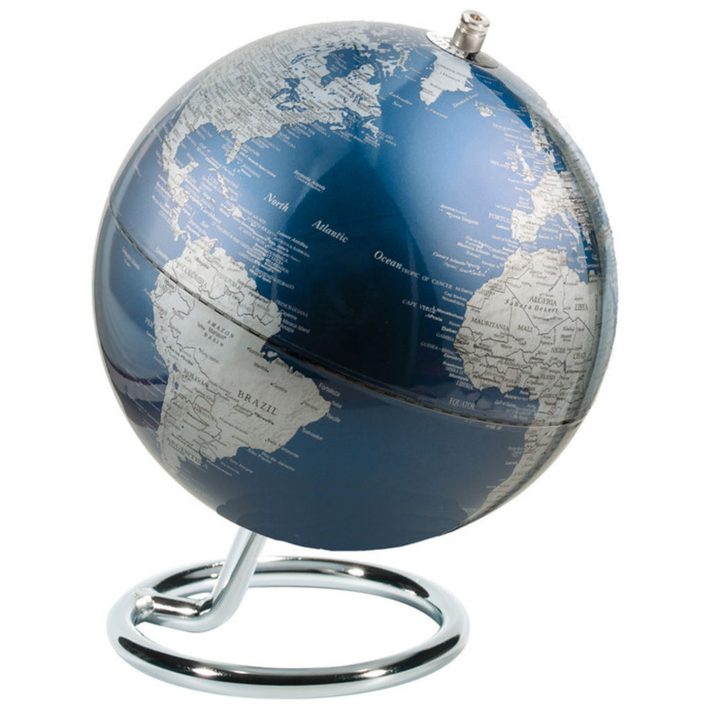 Globe terrestre Galilei Ø130mm Bleu Profond - Troika