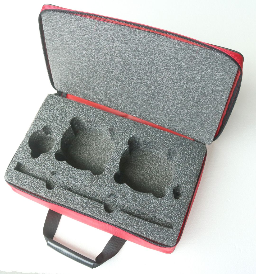 Sac de transport pour contrepoids Ø 150mm (2x10kg ou 4x5kg) avec mousse de callage - Geoptik