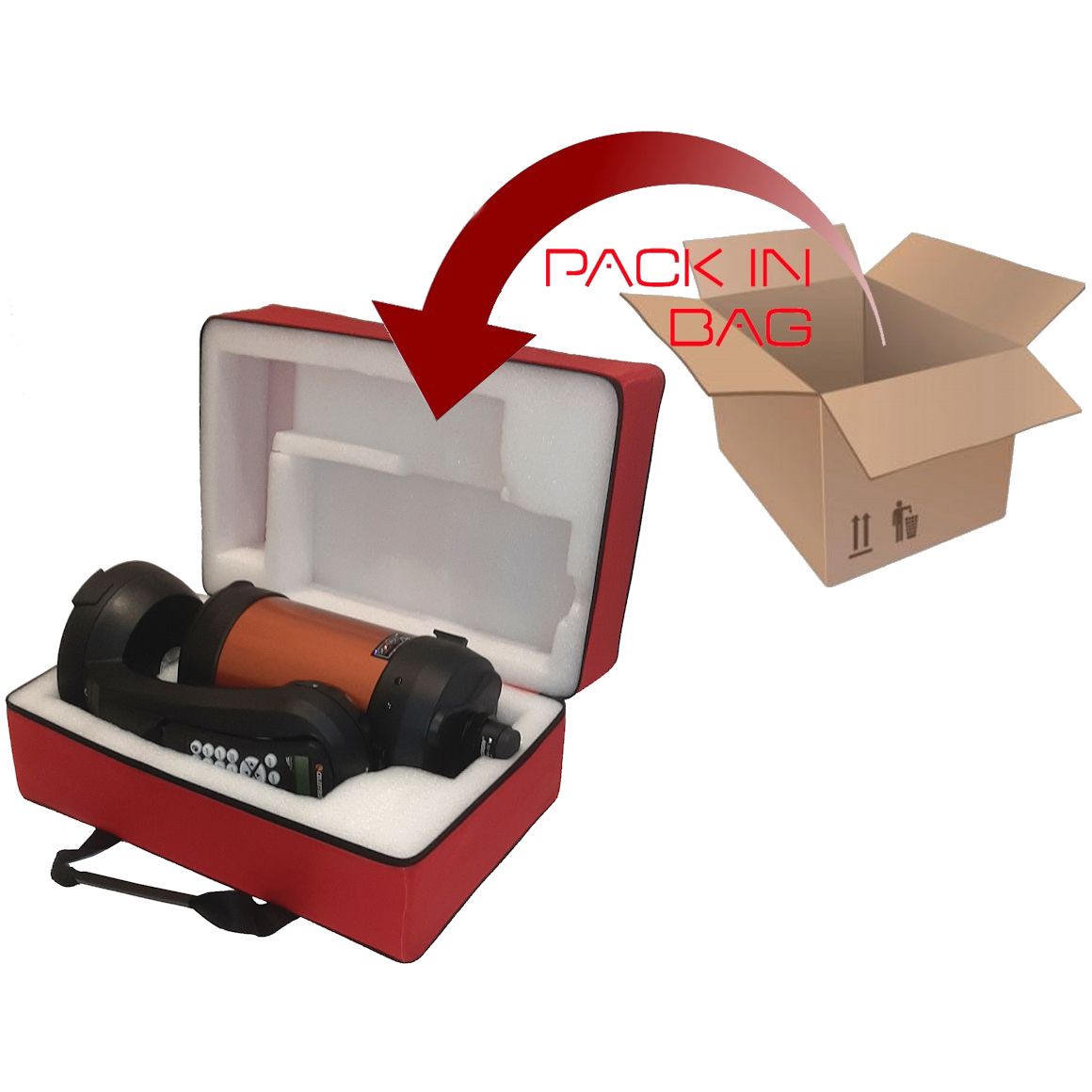 Sac de transport Pack-in pour Nexstar 4 et 6 SE - Geoptik