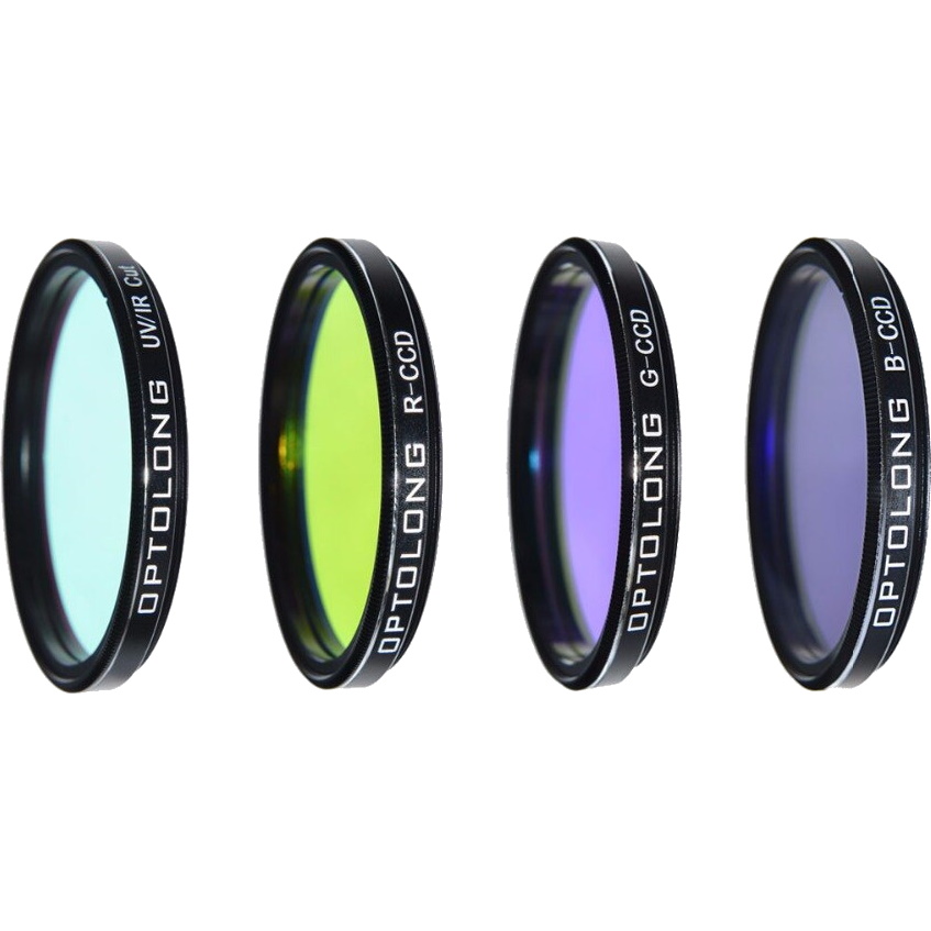 Filtres Couleur Pour Télescope - 5 Filtres Optiques 31.7mm (rouge, Jaune, Bleu, Vert, Rose) - Améliore L'observation Des Planètes