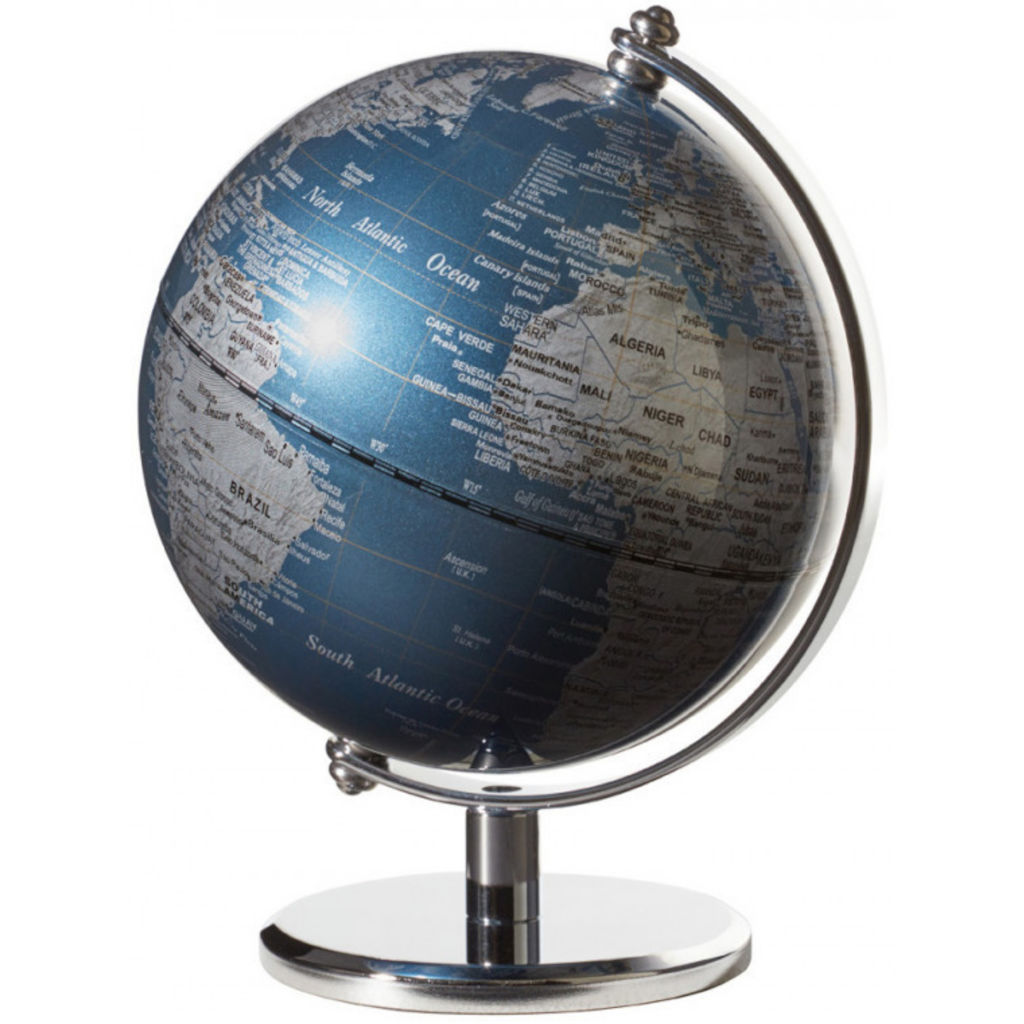 Globe terrestre Gagarin Ø130mm Bleu Profond - Troika