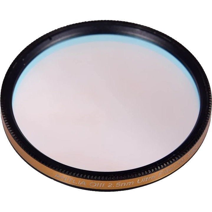 Filtre photo mono-bande OIII  2,5nm ULTRA - Ø 36mm rond non monté - Antlia