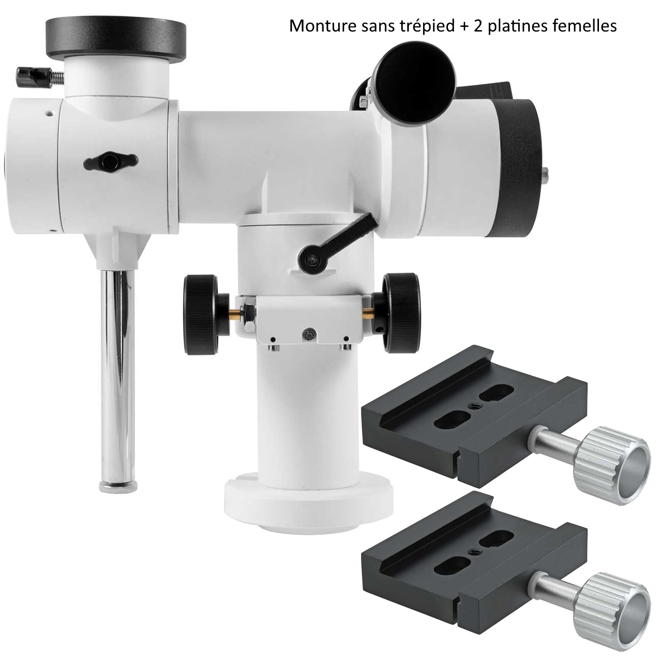 Monture alt-azimutale SkyTee 2 manuelle sans trépied + 2 platines femelles - TSOptics