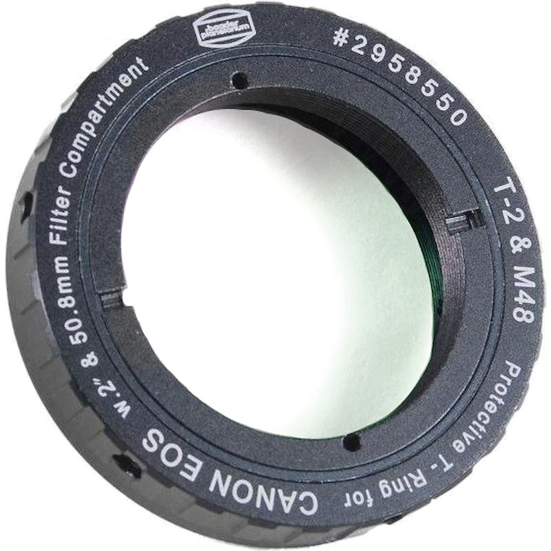 Bague adaptatrice M48 et T2 pour APN Canon EOS avec support filtre 50,80mm - Baader