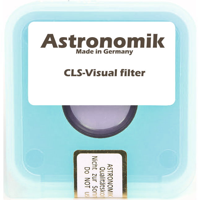 Filtre visuel anti-pollution lumineuse CLS - coulant 31,75mm (M28) - Astronomik