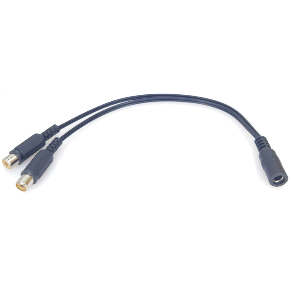 Câble d'alimentation 5.5/2.1mm femelle doubleur RCA pour 2 résistances chauffantes - PierroAstro
