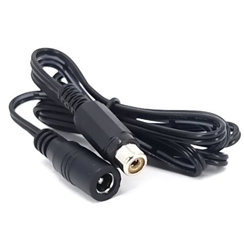 Câble d'alimentation 5.5/2.1mm femelle vers RCA pour résistance chauffante long. 1m - PierroAstro