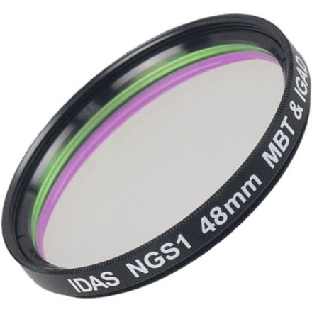 Filtre photo multi-bande NGS1 (LPS-D3) - coulant 50,80mm (M48) ép. 2mm - IDAS