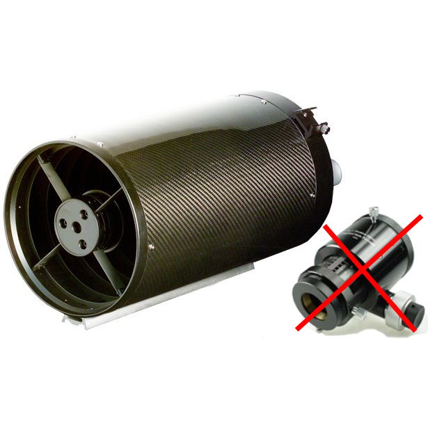 Télescope Ritchey-Chretien 200/1624 tube carbone sans porte-oculaires - Kepler