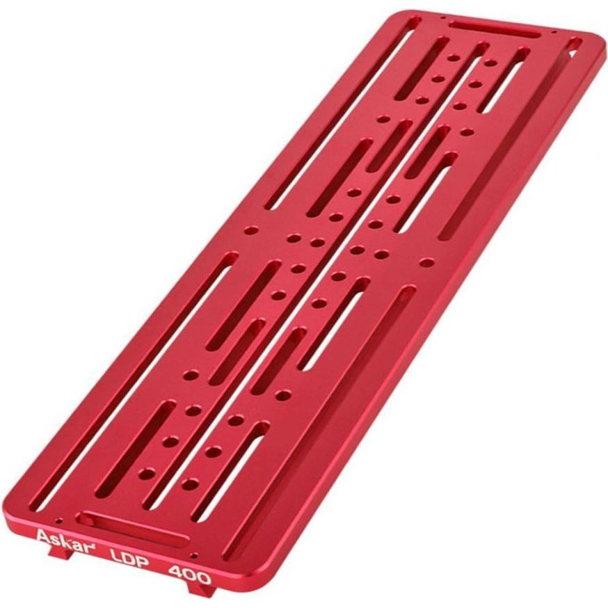 Queue d'aronde mâle type Losmandy long. 400mm rouge - Askar