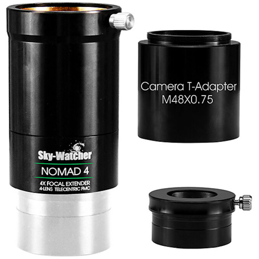 Lentille de Barlow 4x coulant 50,80mm télécentrique Nomad - Sky-Watcher