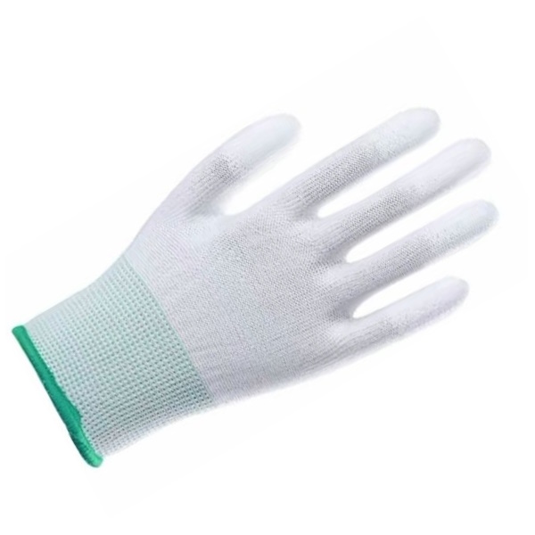 Pierro-Astro: Paire de gants en nylon et PU pour nettoyage optique taille M  - PA - Astronomie Pierro-Astro