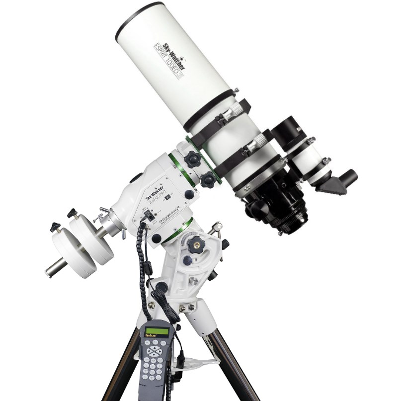 Lunette astronomique 100/550 100ED Esprit Pro APO triplet sur monture AZ-EQ6 Pro GoTo - Sky-Watcher