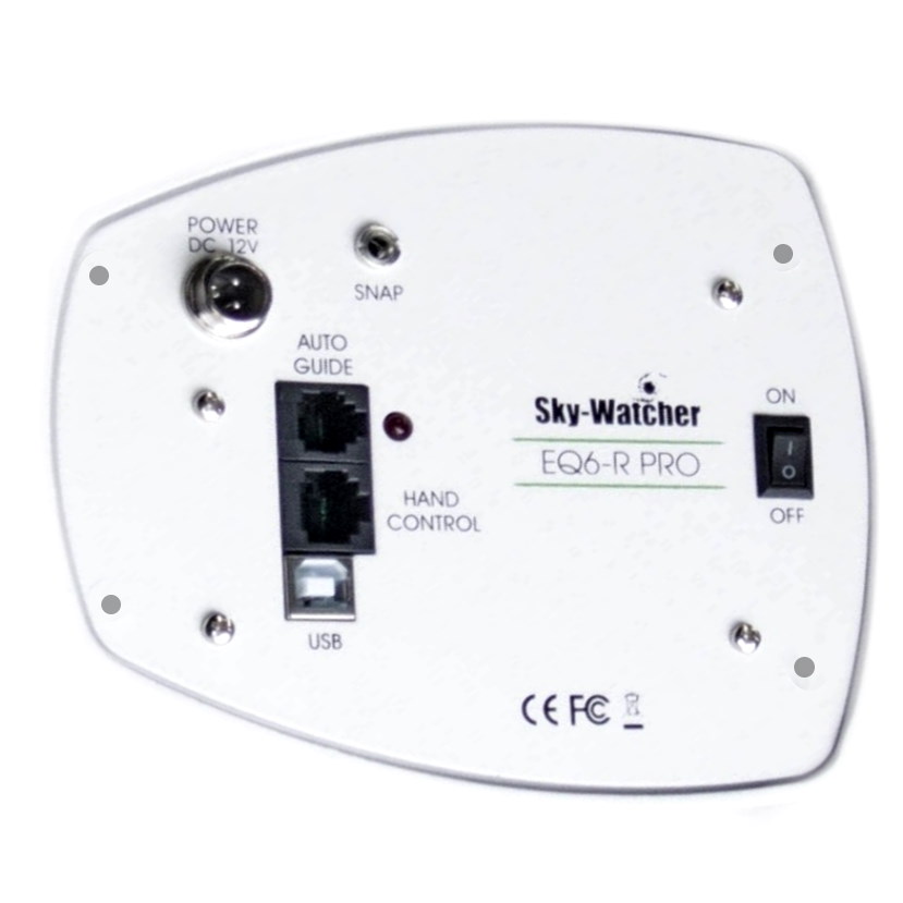 Panneau upgrade avec carte électronique et port USB pour monture EQ6-R - Sky-Watcher