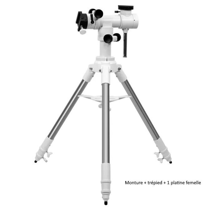 Monture alt-azimutale SkyTee 2 manuelle avec trépied + 1 platine femelle - TSOptics