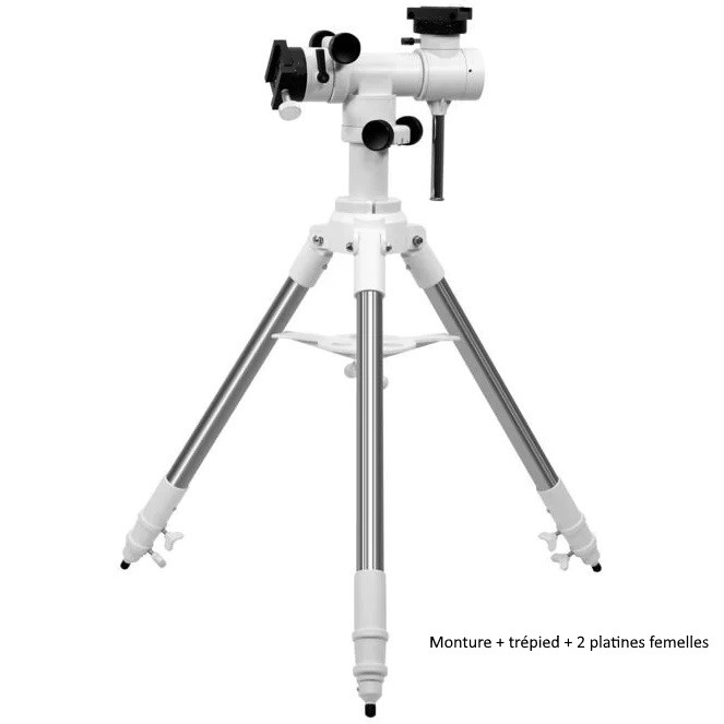 Monture alt-azimutale SkyTee 2 manuelle avec trépied + 2 platines femelles - TSOptics