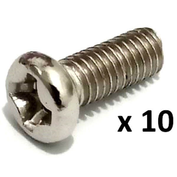 Lot de 10 vis M3x8 Inox pour montures Sky-Watcher - PierroAstro