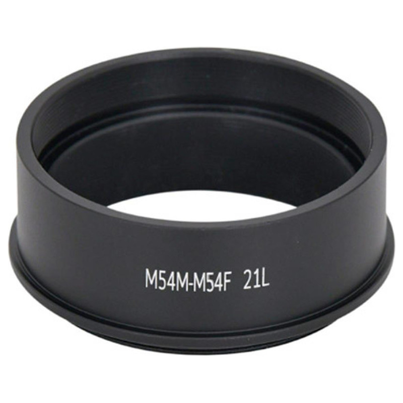 Tube-allonge vissant M54 mâle vers M54 femelle, tirage 21 mm, ZWO