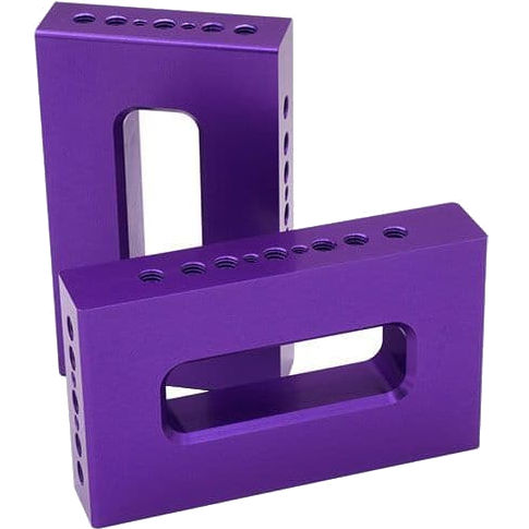 Spacer (entretoise) hauteur 20mm KeyStone pour queues d'aronde Losmandy (lot de 2) - violet - AltairAstro