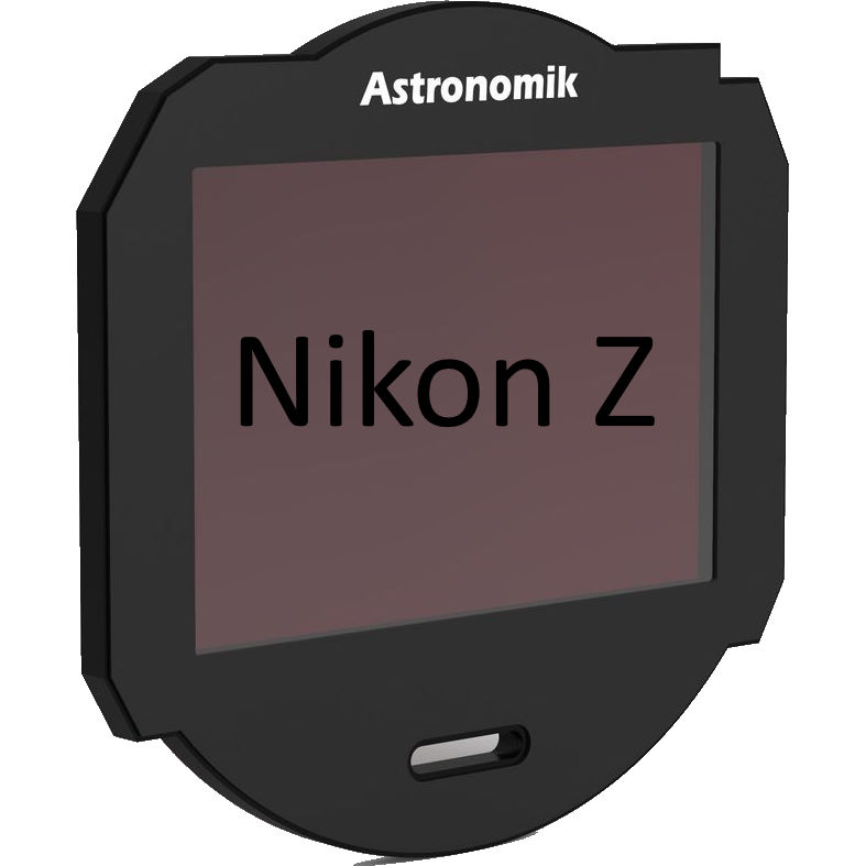 Filtre photo mono-bande Hα (H-alpha) 6nm MaxFR F/2 - Clip Nikon Z XL - Astronomik