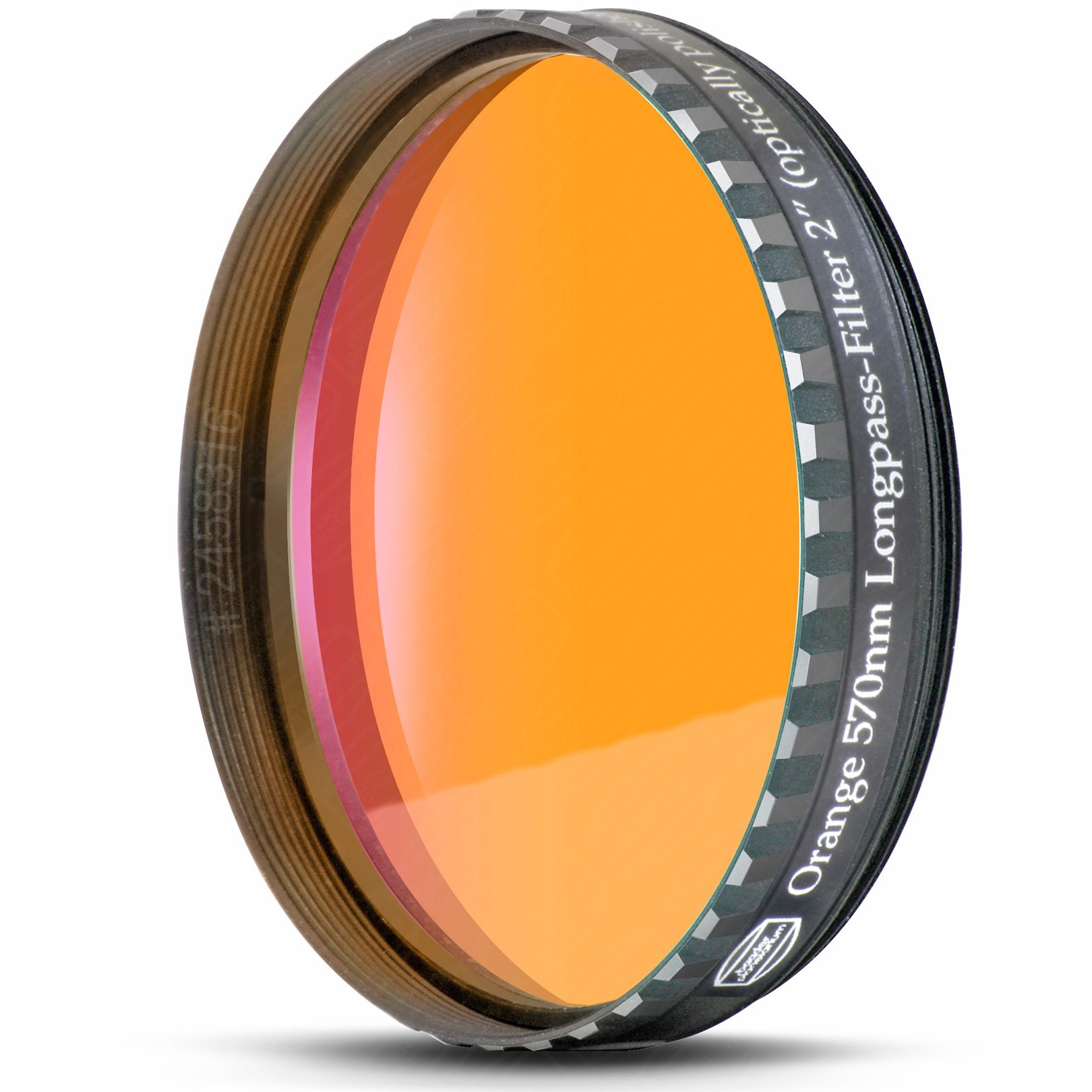 Filtre visuel coloré orange 570 nm - coulant 50,80mm (M48) - Baader