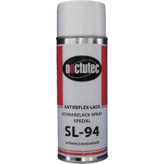 Peinture noire ultra-flat pour télescopes spray 400ml - NoctuTec