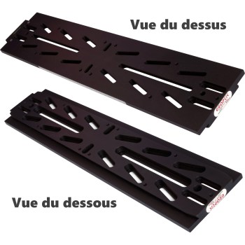Queue d'aronde mâle Losamandy long. 450mm noire - Geoptik