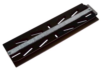 Queue d'aronde mâle Losamandy long. 450mm avec crémaillère noire - Geoptik