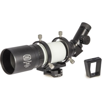 Chercheur 10x60 Vario redressé coudé à 45° éclairé avec support - Baader