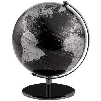 Globe terrestre Planet Ø250mm noir mat - Troika