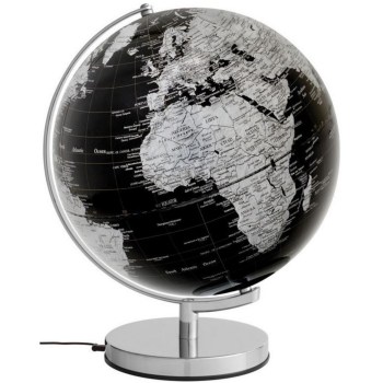 Globe terrestre Stellar Light Ø300mm noir mat - Troika