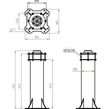 ASToptics-HD-Saeule-219mm-fuer-EQ6-AZEQ6-weiss2