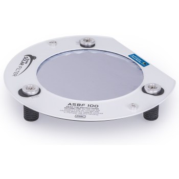 Filtre solaire AstroSolar ClearWhite ASBF, vue de dos - Baader