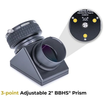 Renvoi coudé à prisme réglable 2'' BBHS Baader - serrage ClickLock ouvert