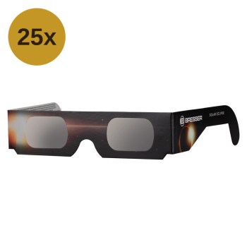 Paire de lunettes solaires ''Eclipse de Soleil''   (25 pièces) OD 5.0 - Bresser