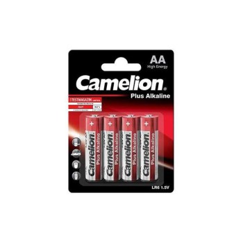 Lot de 4 Piles alcalines LR6/AA - Camelion