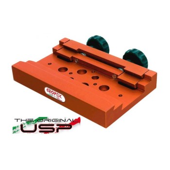Platine queue d'aronde femelle double Vixen / Losmandy 170mm orange - Geoptik