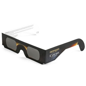 Paire de lunettes solaires ''Eclipse de Soleil'' (1 pièce) OD 5.0 Solar Safe - Omegon