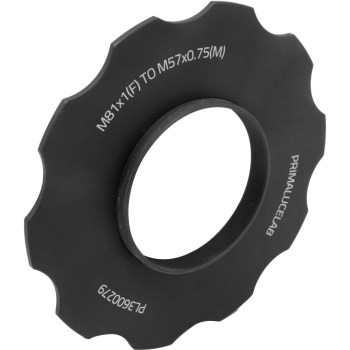 Bague adaptatrice M81 vers M57 avec bague d'arrêt pour ESATTO 3'' et ARCO 3'' - PrimaLuceLab