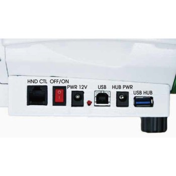 HEQ5-R Pro : panneau de connexion, alimentation 12 V, USB et raquette - Sky-Watcher