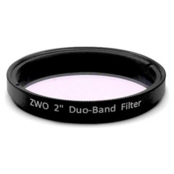 Filtre photo dual-bande Hα (H-alpha)-OIII 15nm, 35nm - coulant 50,80mm (M48) - ZWO